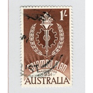Australia Rotary 1 red  Used (BP90220)