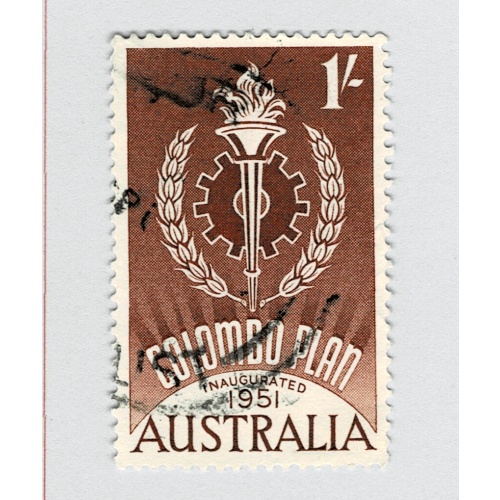 Australia Rotary 1 red  Used (BP90220)