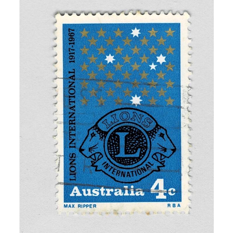 Australia Lions Club blue 1967  Used (BP90223)