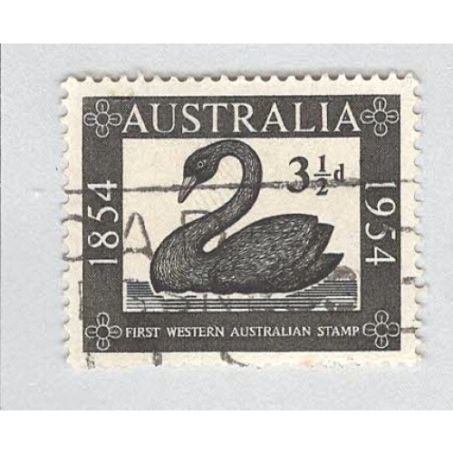 Australia Swan black 3 1/2  Used (BP90304)