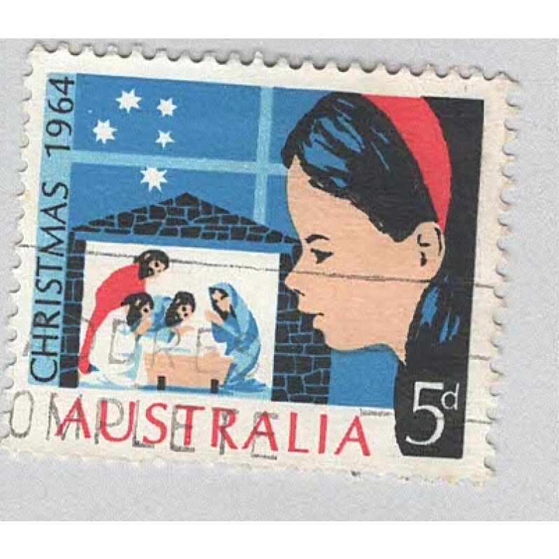 Australia Christmas 1964 blue 5  Used (BP90311)