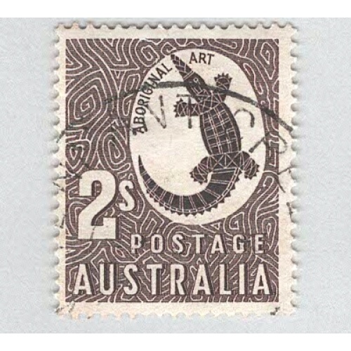 Australia Crocodile brown 2  Used (BP90314)