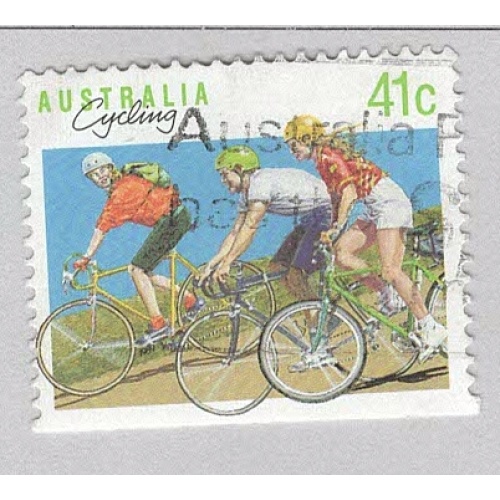 Australia Bicycling blue 41  Used (BP90321)