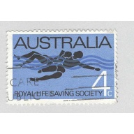 Australia Used Royal life saving society Violet 4   (BP90420)