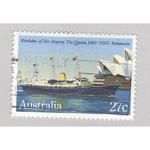 Australia Used Ship hmy Britannia   (BP90427)