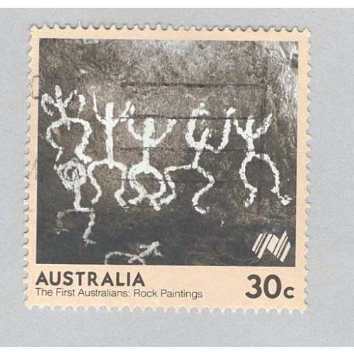 Australia  Used Primitive cave paintings   (BP90503)