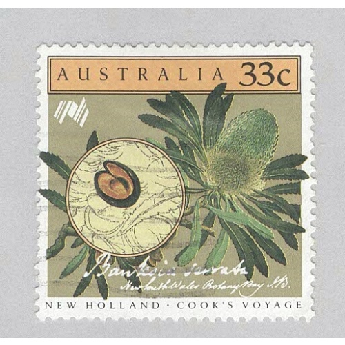 Australia  Used Flowers green 33   (BP90512)
