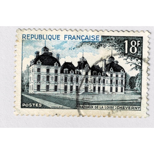 France 723 Cheverny Chateau 1954Used (BP90701)