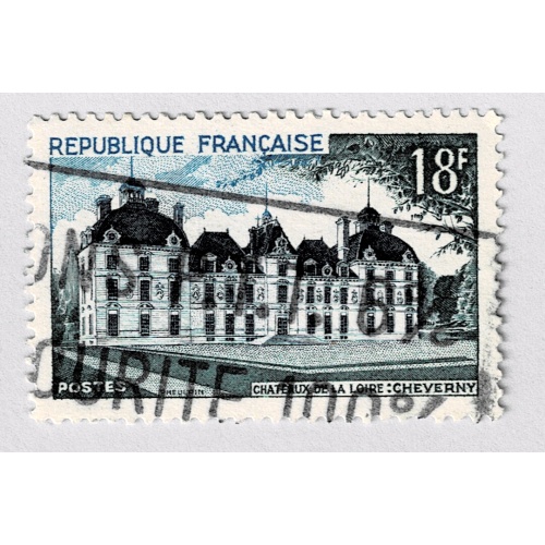 France 723 Cheverny Chateau 1954Used (BP90702)