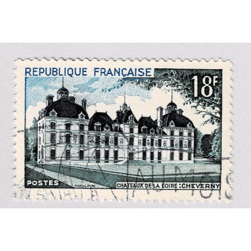 France 723 Cheverny Chateau 1954Used (BP90704)