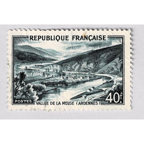 France 631 Meuse Valley 1949Used (BP90710)