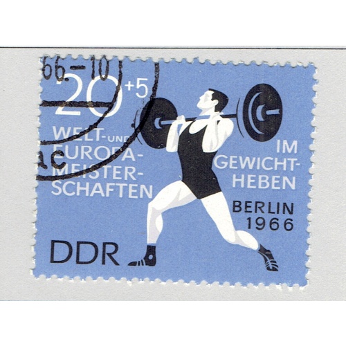 Germany DDR Weightlifter Violet 20 Used (BP90804)