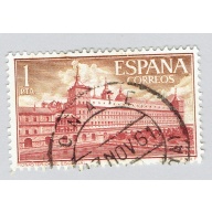 Spain Building red one Used (BP90806)