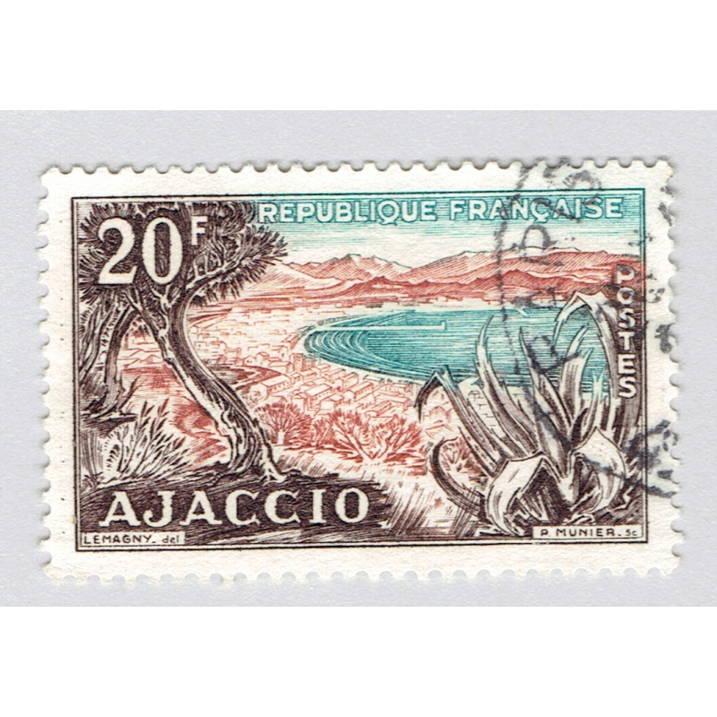 France 704 Gulf of Ajaccio Used (BP90817)