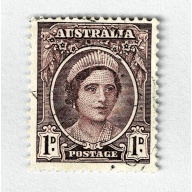 Australia Woman Violet one Used (BP90904)