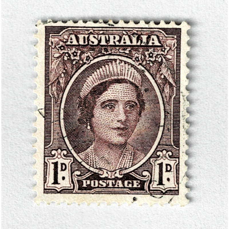 Australia Woman Violet one Used (BP90904)