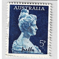 Australia Statue Melba blue 5 Used (BP90909)