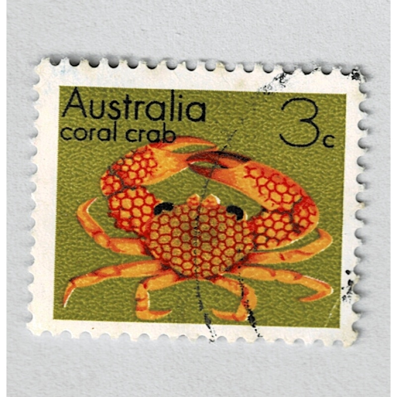 Australia Coral crab green 3 Used (BP90923)