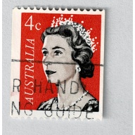 Australia QE 2 orange 4 Used (BP90925)