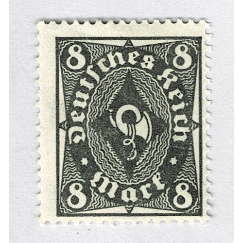 Germany 190 Post horn olive green 1921MLH (BP90930)