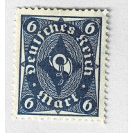 Germany 189 posthorn blue 1921 MLH (BP90933)