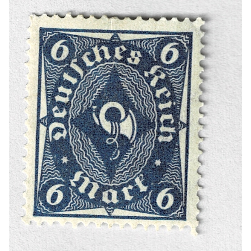Germany 189 posthorn blue 1921 MLH (BP90933)