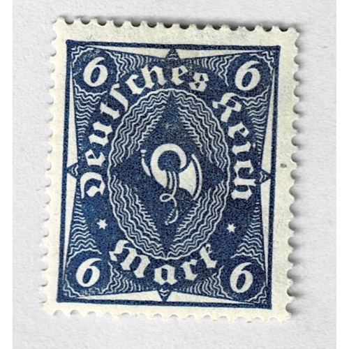 Germany 189 posthorn blue 1921 MLH (BP90935)