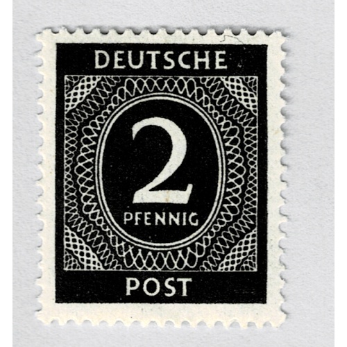 Germany 531 numeral 2 black 1946 MLH (BP90936)