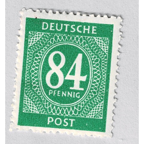 Germany 555 numeral 84 green 1946 MLH (BP90939)