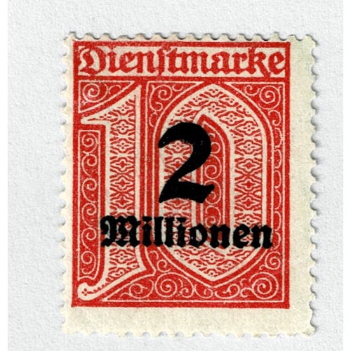Germany Official O38 1923 MLH (BP91005)