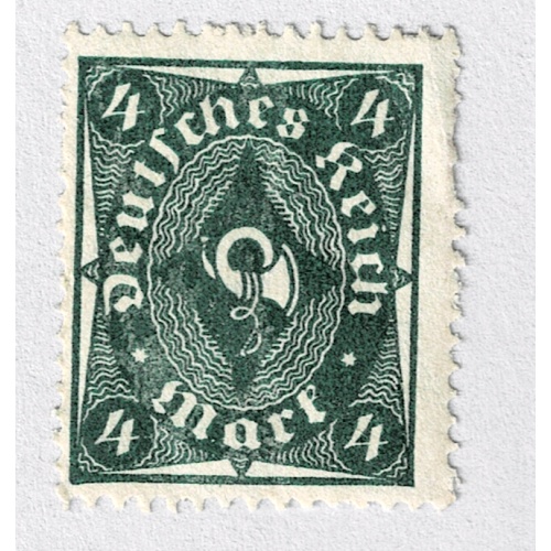 Germany Post horn green MLH (BP91101)