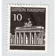 Germany Brandenburg Gate brown 10 Used (BP91118)