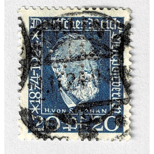 Germany Old man with beard blue Used (BP91119)