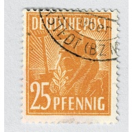 Germany No clue orange 25 Used (BP91123)