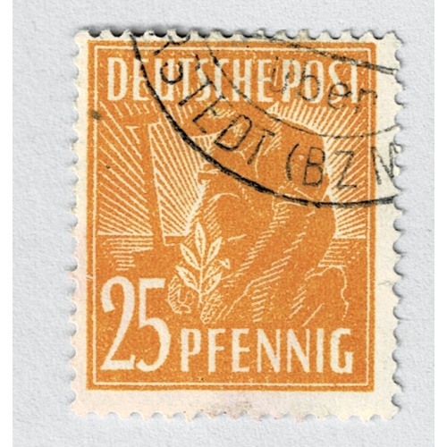 Germany No clue orange 25 Used (BP91123)