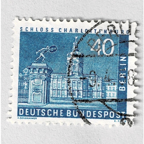 Germany Building blue 40 Used (BP91132)