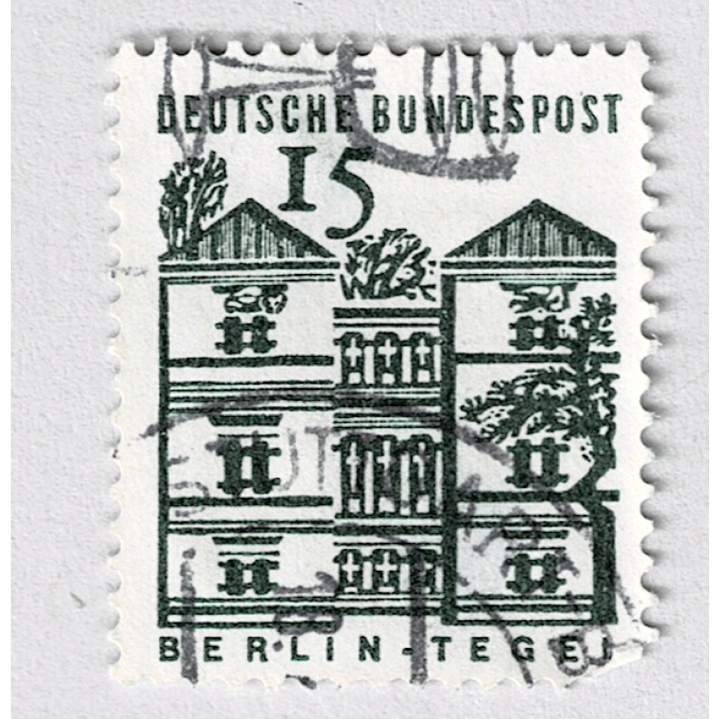 Germany Building green 15 Used (BP91133)