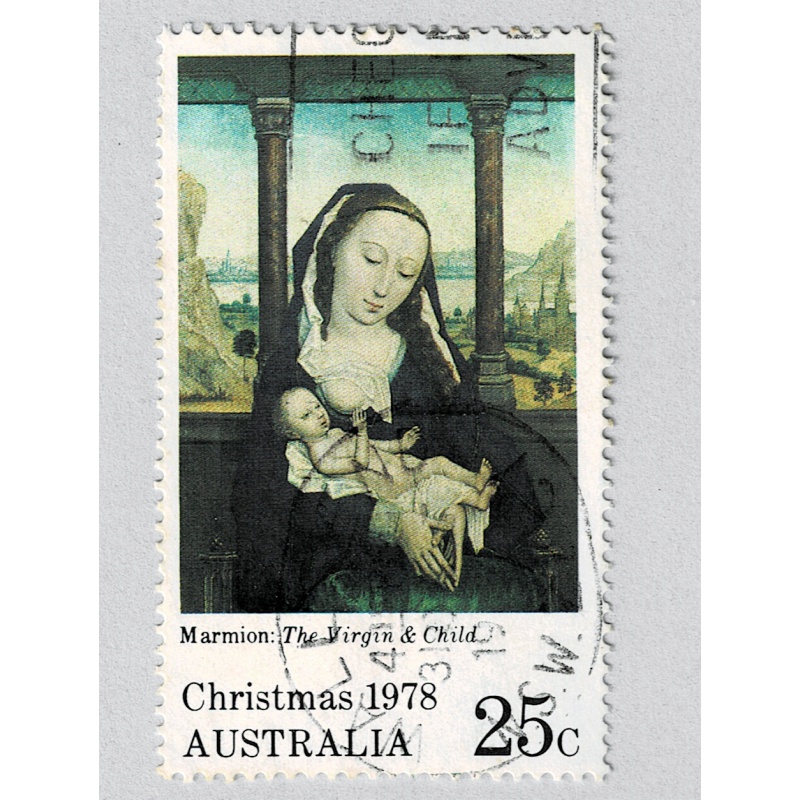 Australia Christmas 1978 mother and child Used (BP91205)