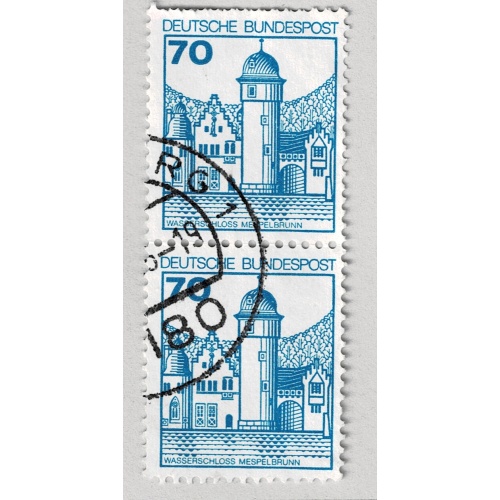 Germany Silo or tower blue 70 Used V Pair (BP91211)