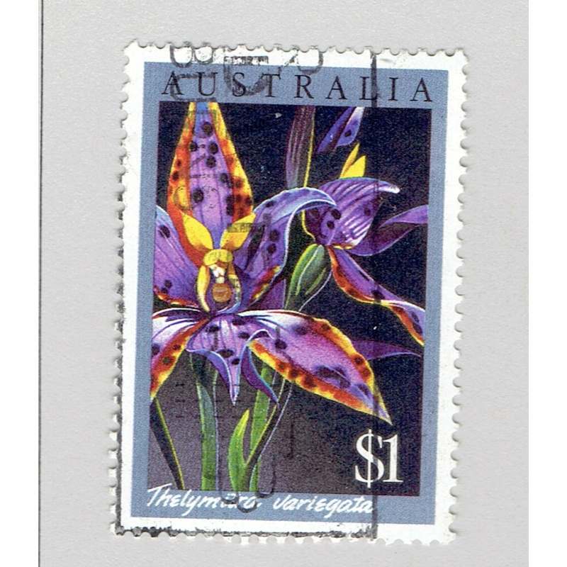 Australia Orchid purple $1.00 Used (BP91302)