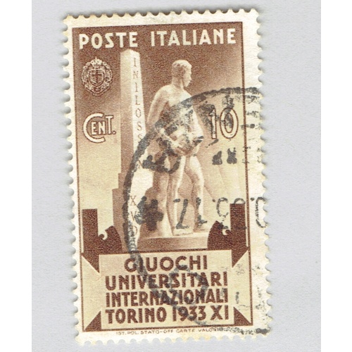 Italy 306 Statue of athelete 1923 Used (BP91323)