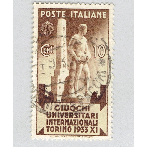 Italy 306 Statue of athelete 1923 Used (BP91324)