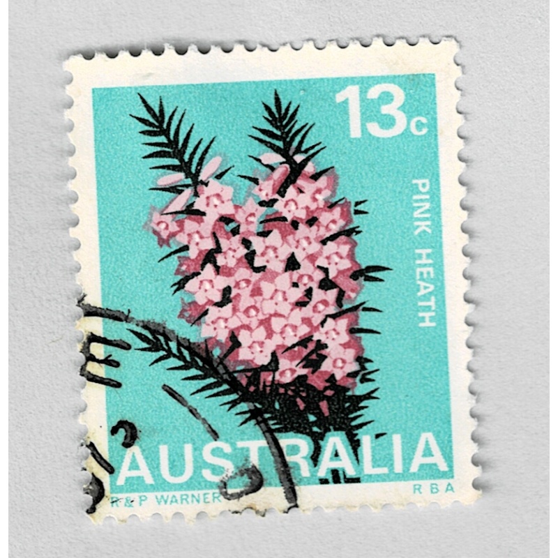 Australia Flowers pink 13 Used (BP91405)