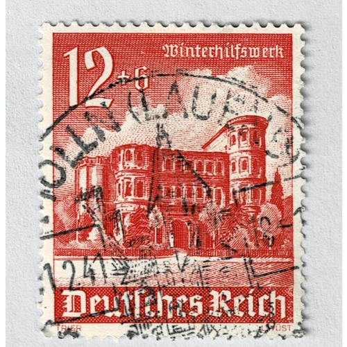 Germany Building red semi postal Used (BP91410)