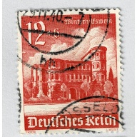 Germany Building red semi postal Used (BP91413)