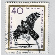 Germany DDR Bird black 40 Used (BP91424)