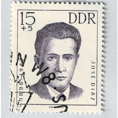 Germany DDR Man Violet semi postal Used (BP91427)