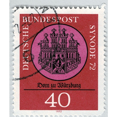 Germany Coat of arms red 40 Used (BP91430)