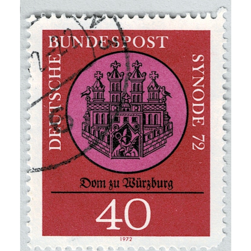 Germany Coat of arms red 40 Used (BP91430)