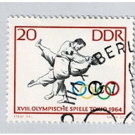 Germany DDR Olympics white judo 20 Used (BP91508)